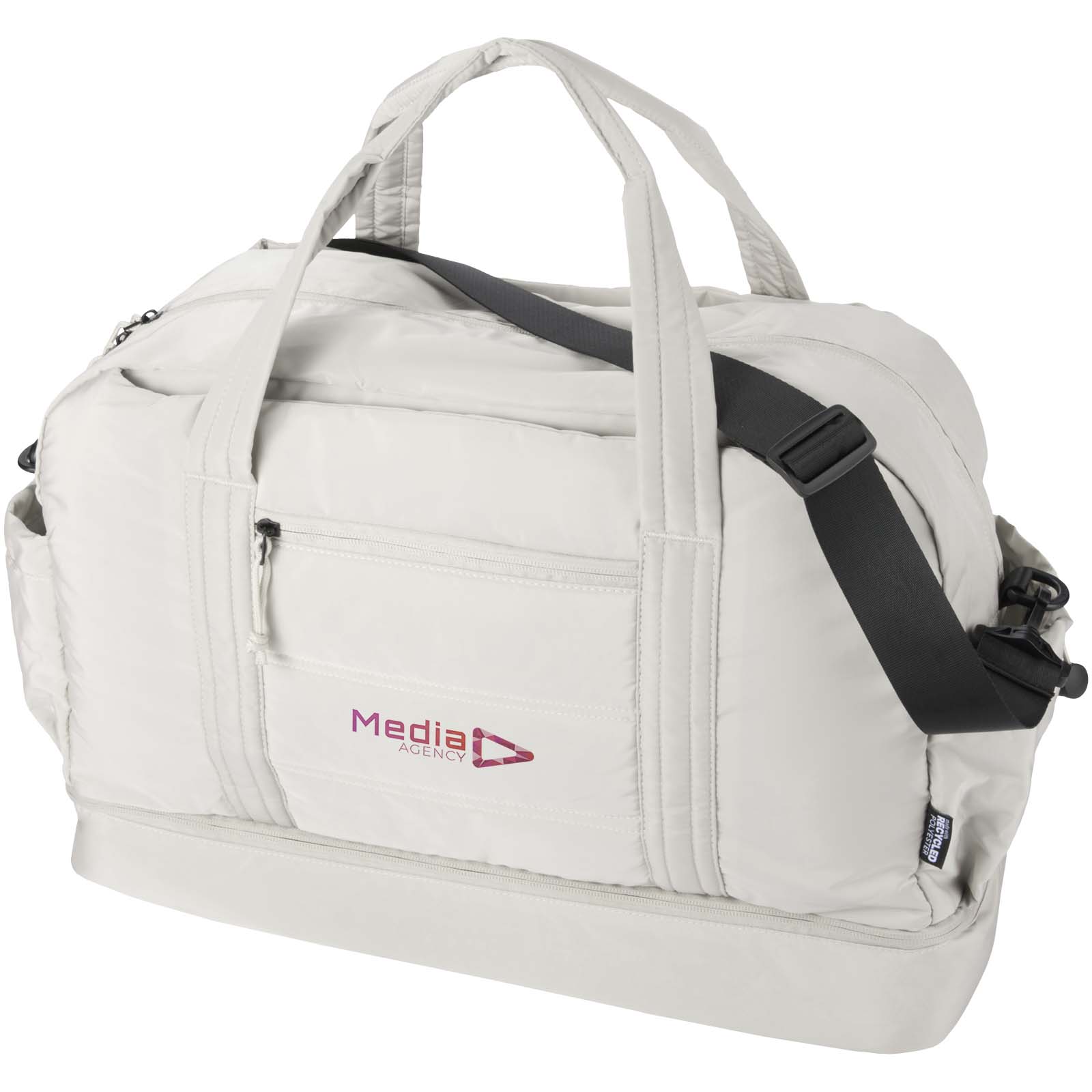 Puffer Recycled Duffel Bag met Geïsoleerde Bodem 30L - Bonheiden bedrukken met logo