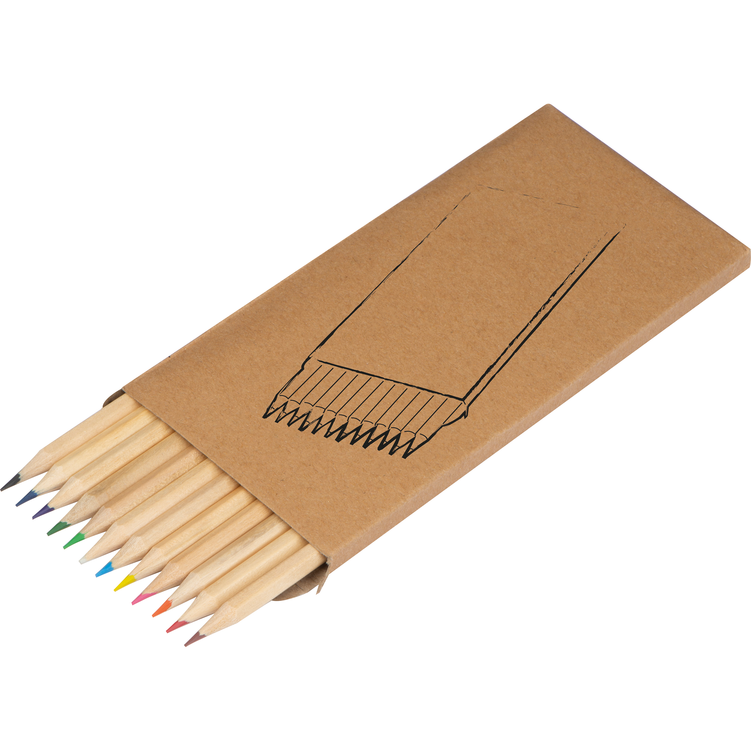 Houten Kleurpotlodenset - Tongeren