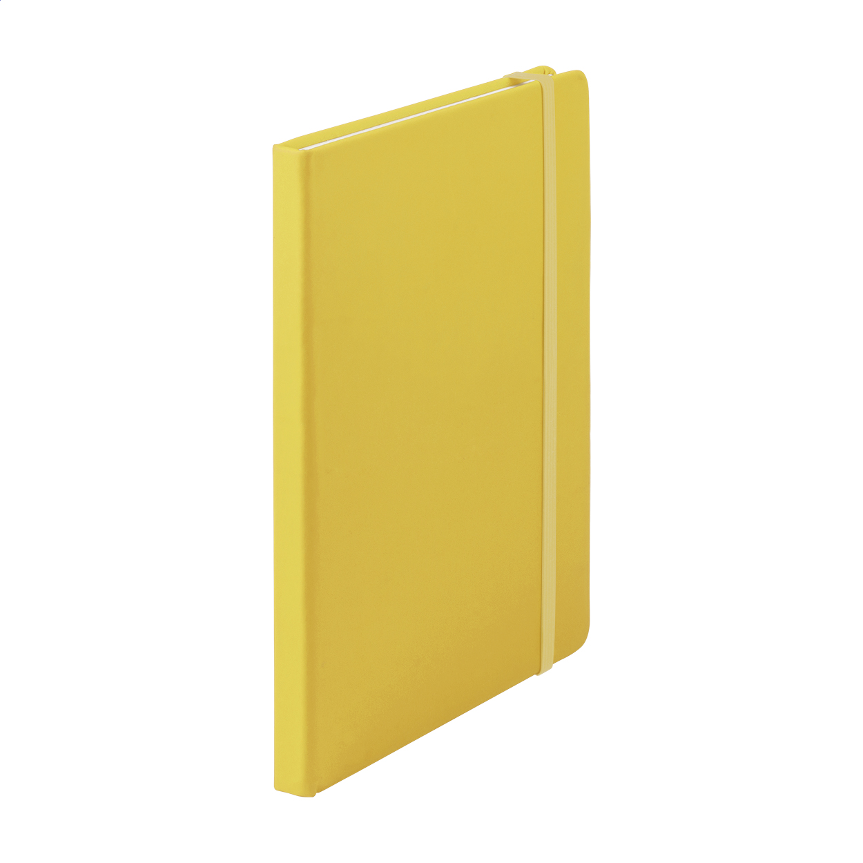 PU leren notitieboek met blanco vellen - Hechtel-Eksel bedrukken met logo