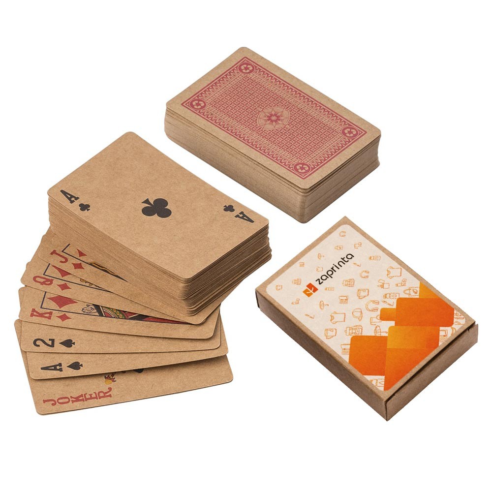 Set de 2 jeux de cartes en carton recyclé Arwen