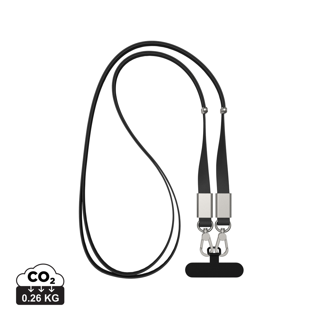 Eco-Buddy Crossbody Lanyard - Vlamertinge bedrukken met logo