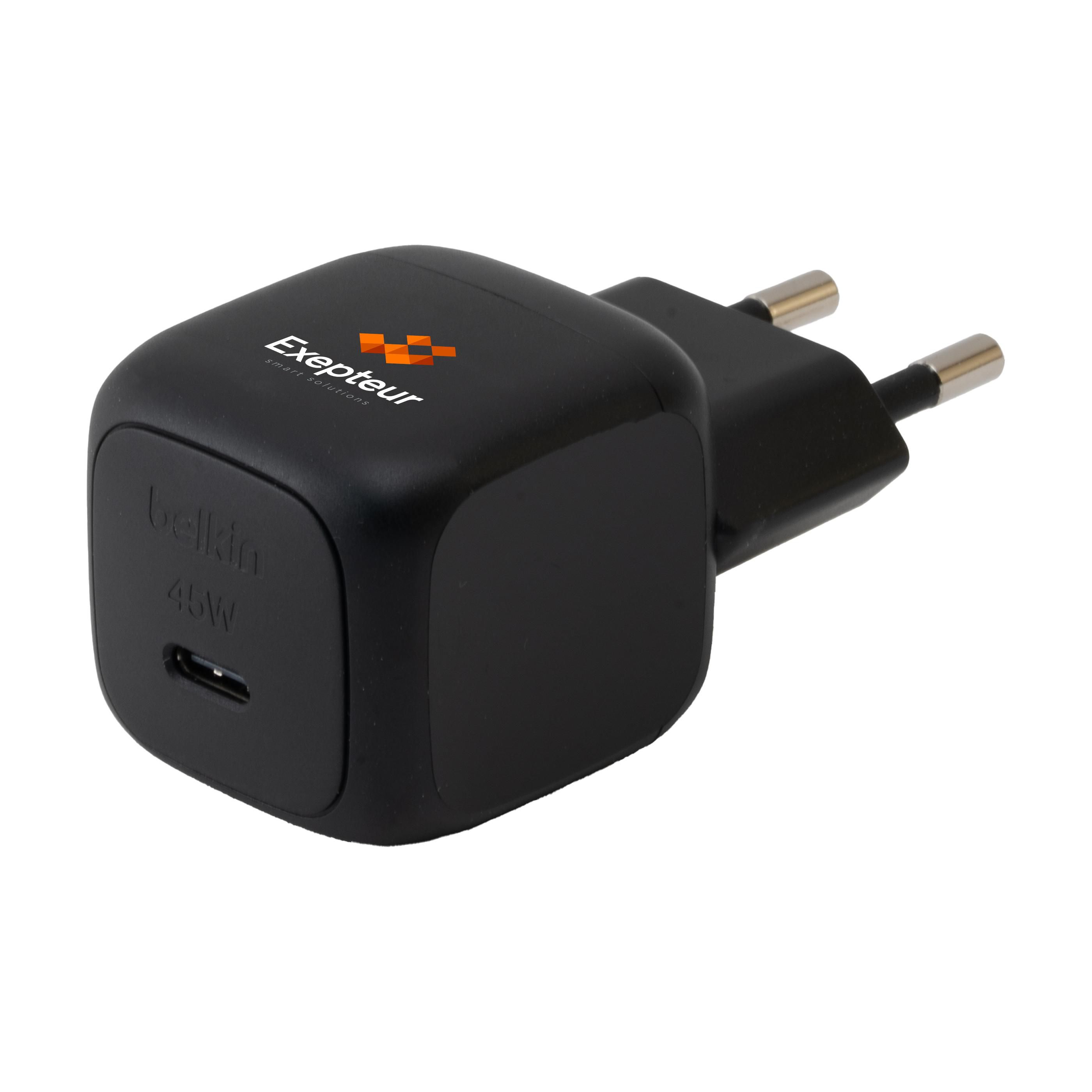 SnelleOplader 45W USB-C Met PPS - Beringen bedrukken met logo