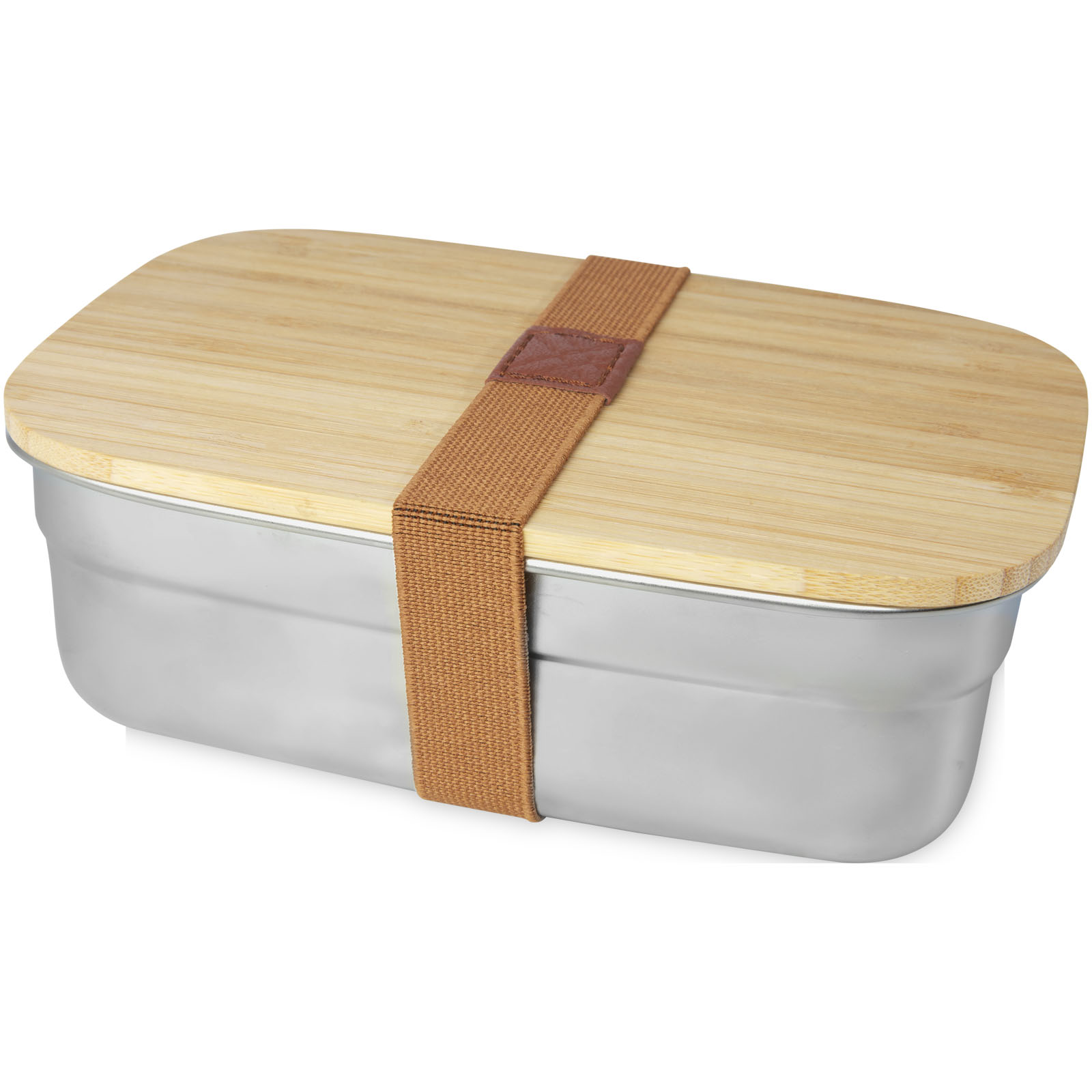 Roestvrijstalen lunchbox met bamboedeksel - Stroop