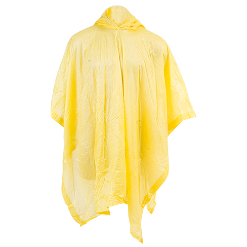 Regenponcho in heldere kleuren - Koekelare