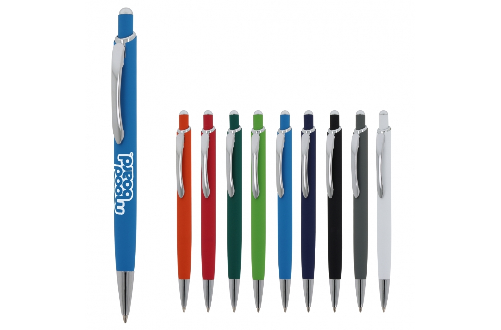 Metalen Soft-Touch Balpen - Asse