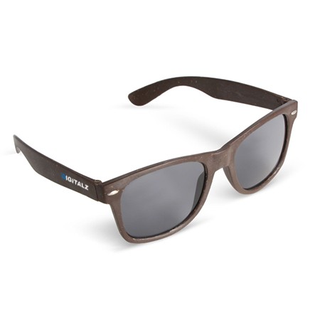 Lunettes de soleil Justin café-fibre UV400