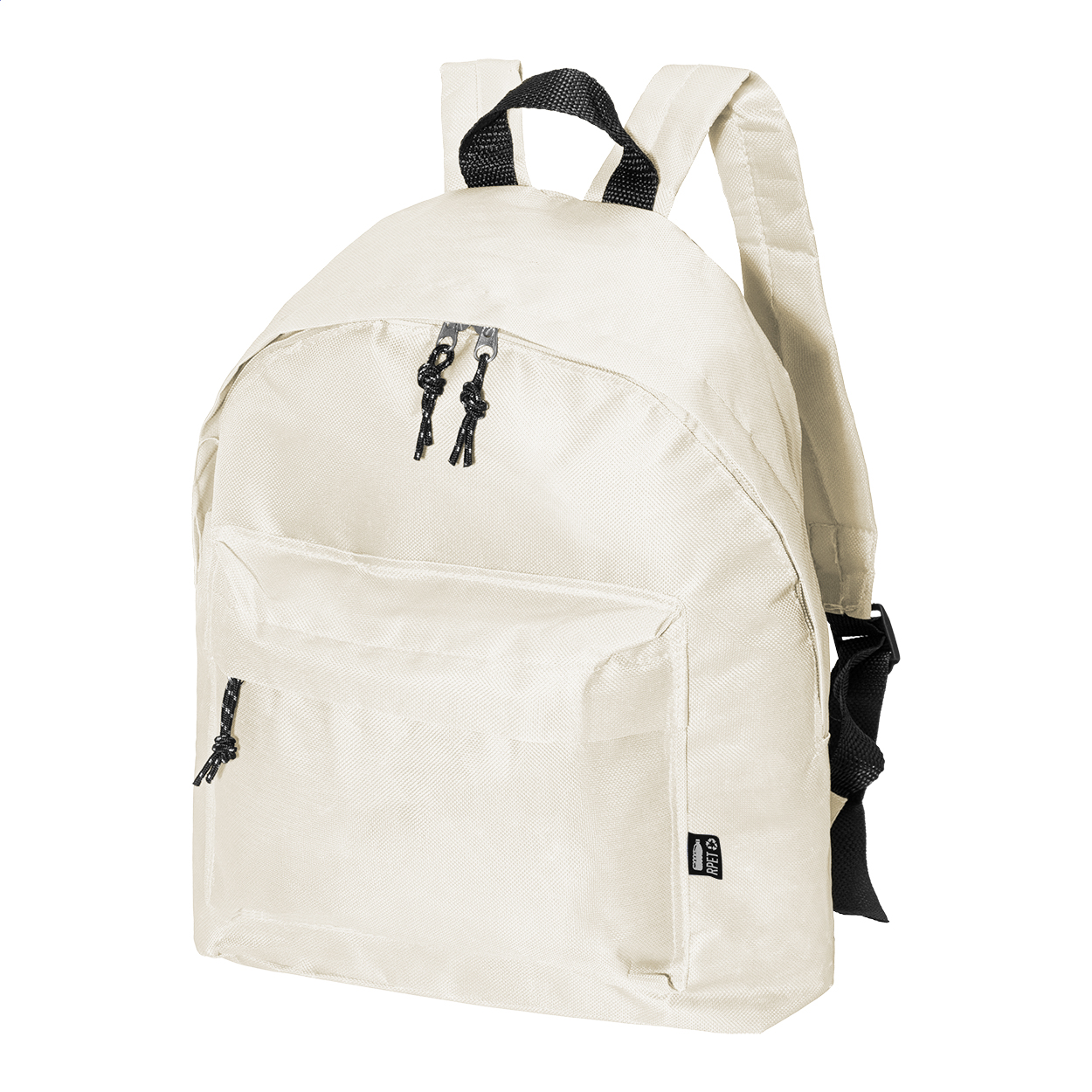 Challenger rugzak van 600D RPET-polyester met logo