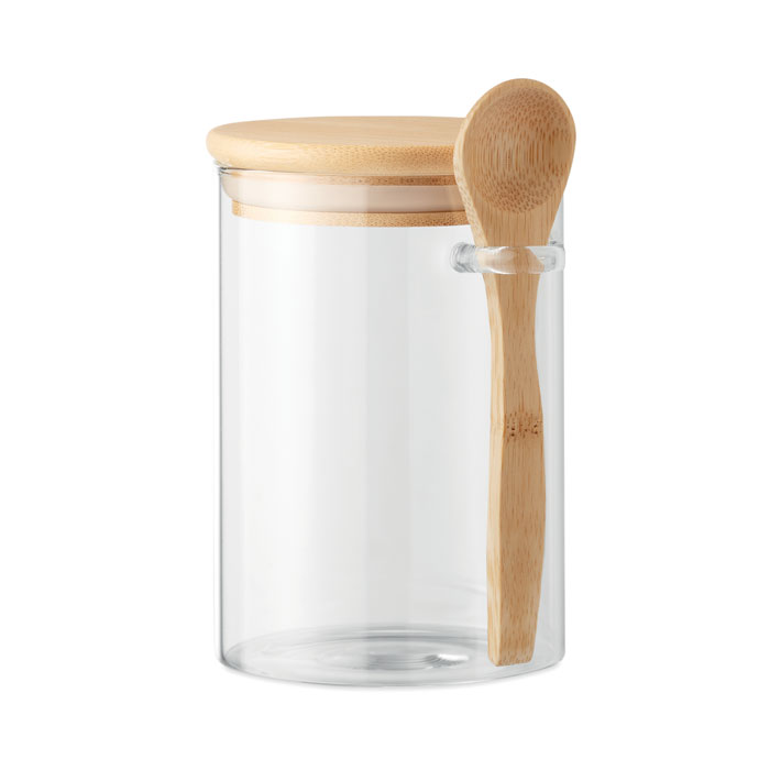 Glazen Voorraadpot met Lepel 600 ml - Niel