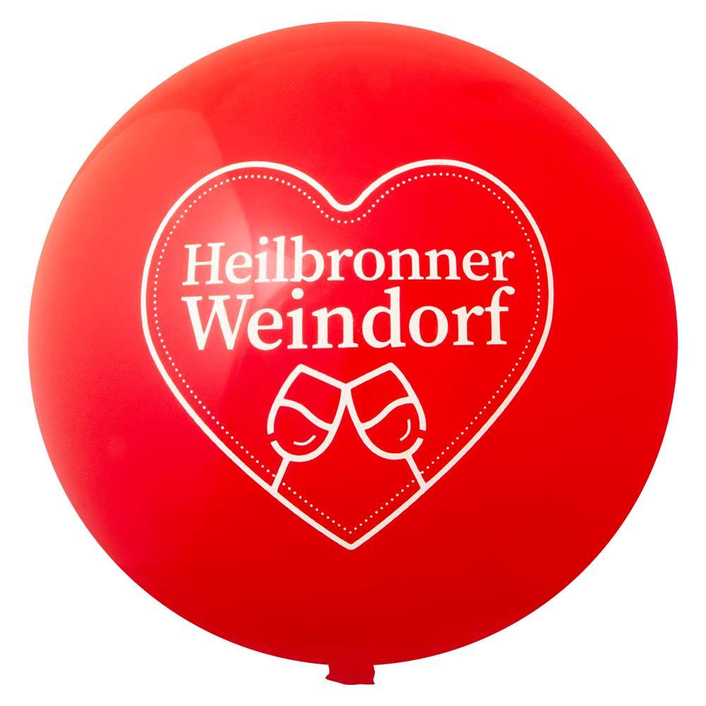 Gepersonaliseerde reuzenballon 170 cm Ø 55 cm