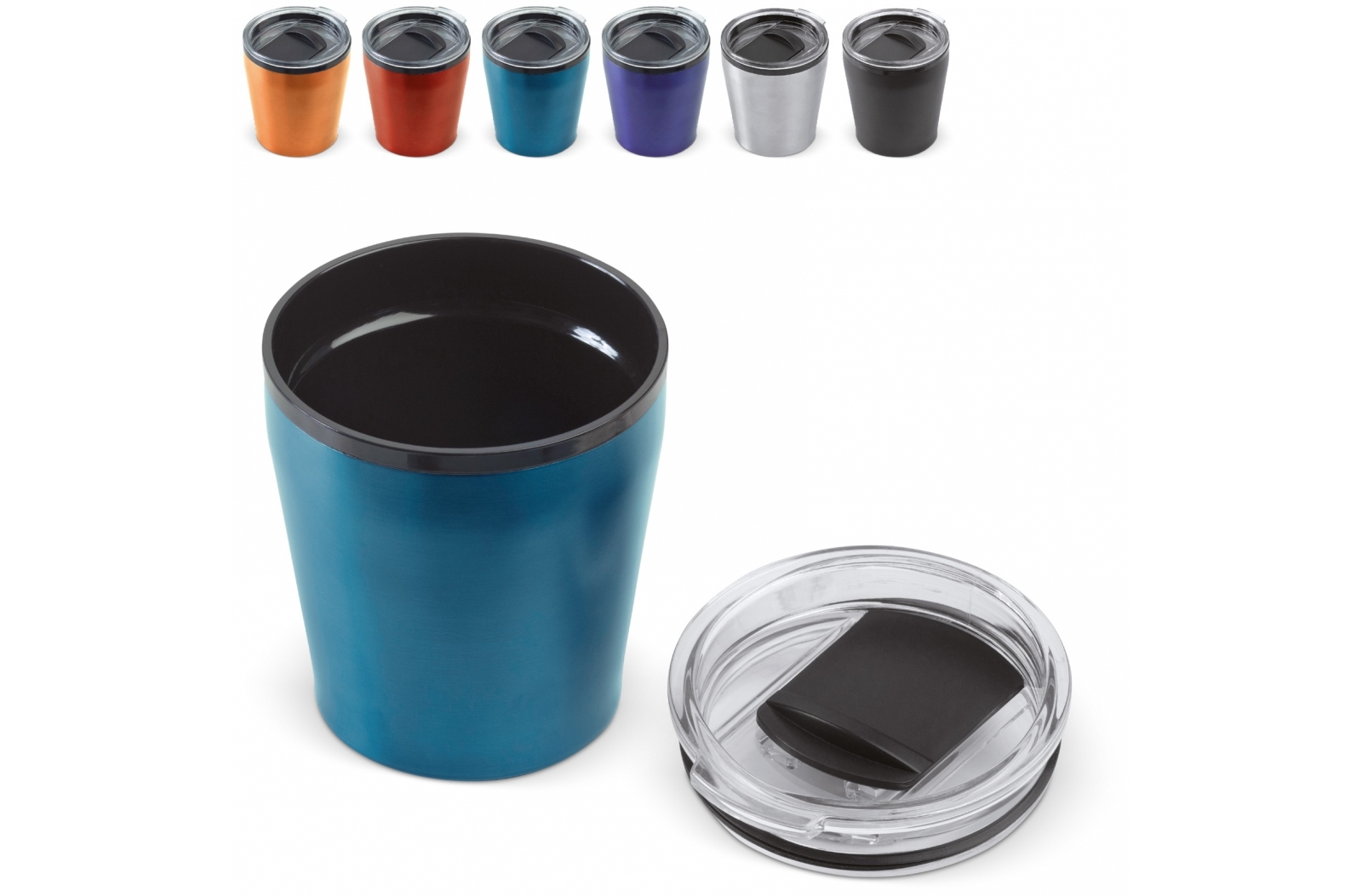 Dubbelwandige Metalen Koffiebeker 180ml - Borsbeek