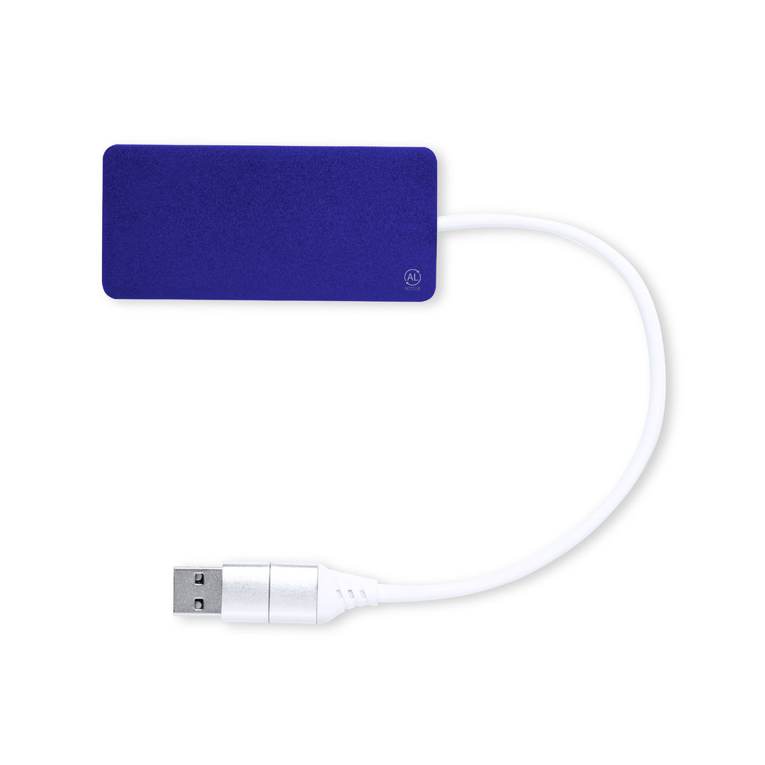 Duurzame Aluminium USB Hub - Erpe-Mere