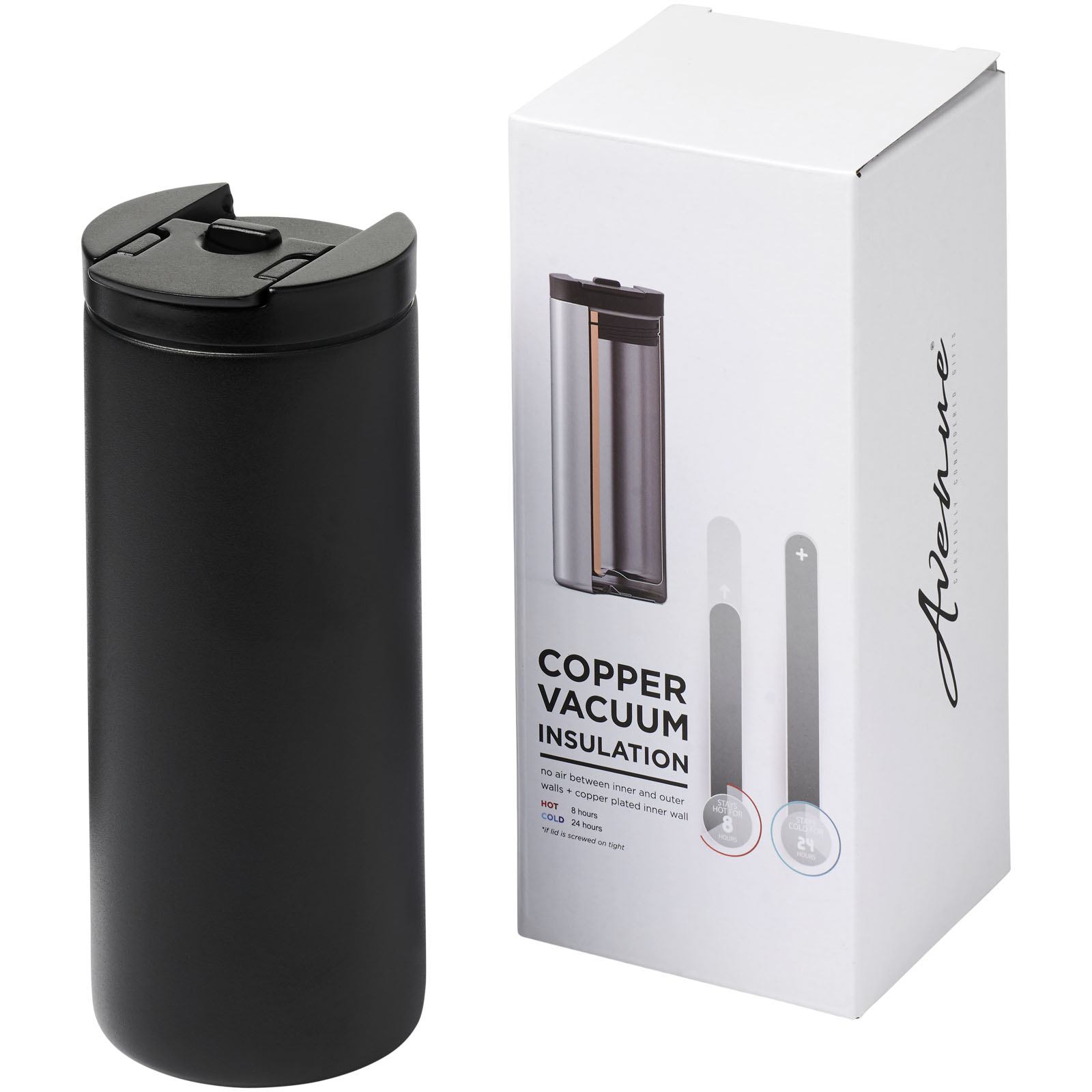 Koper Vacuüm Geïsoleerde Beker 360 ml - Kluisbergen