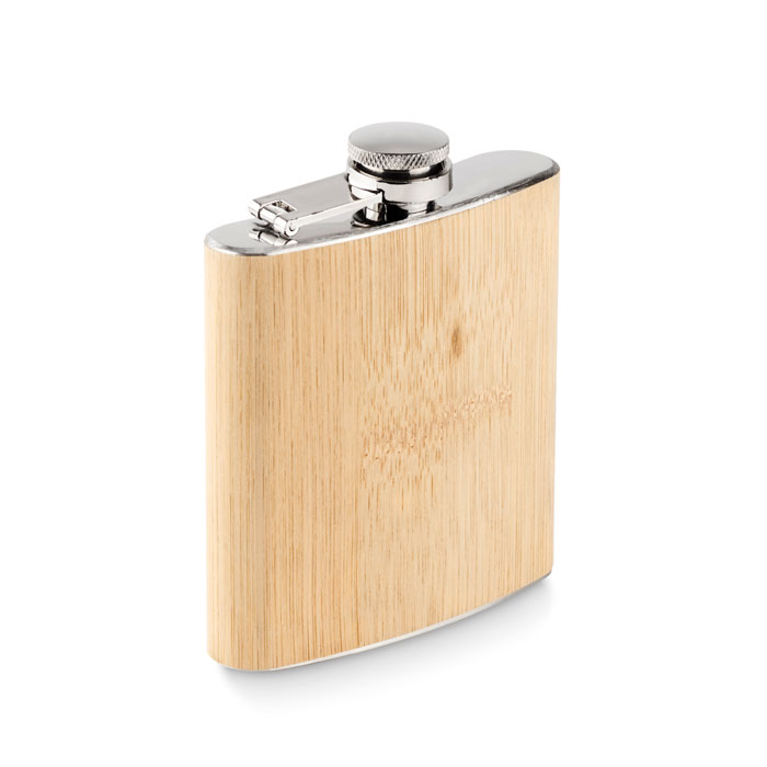 Bamboe slanke heupfles 170 ml - Moerbeke