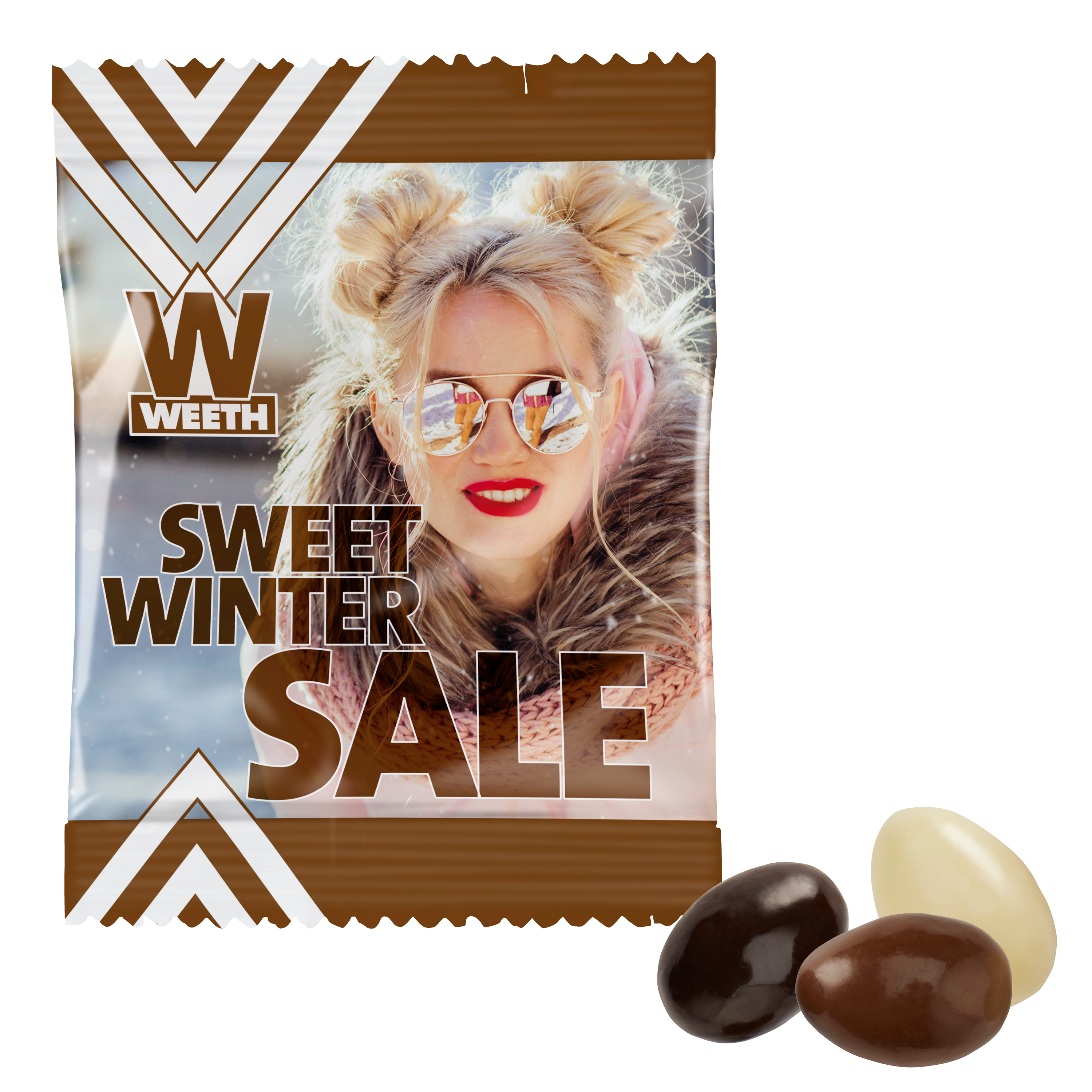 Chocolade Amandel Verrukking - Hooglede bedrukken met logo
