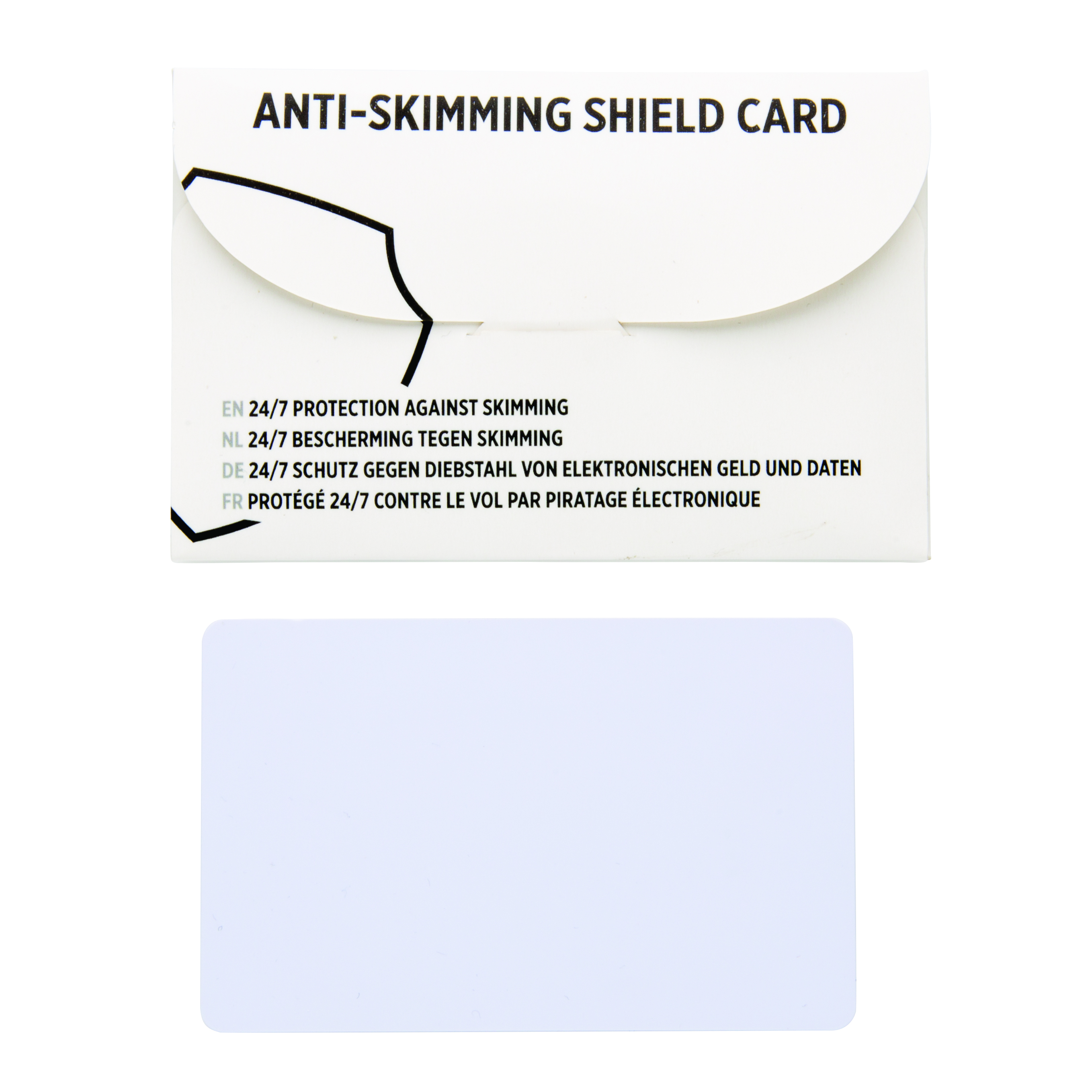 Anti-skim RFID-beschermkaart met actieve storingchip - Alveringem