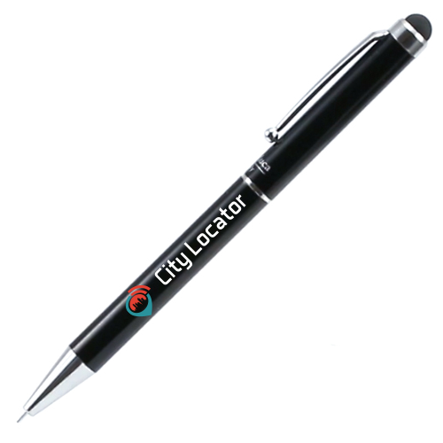 Stijlvolle Zwarte Twist Pen - Lo-Reninge