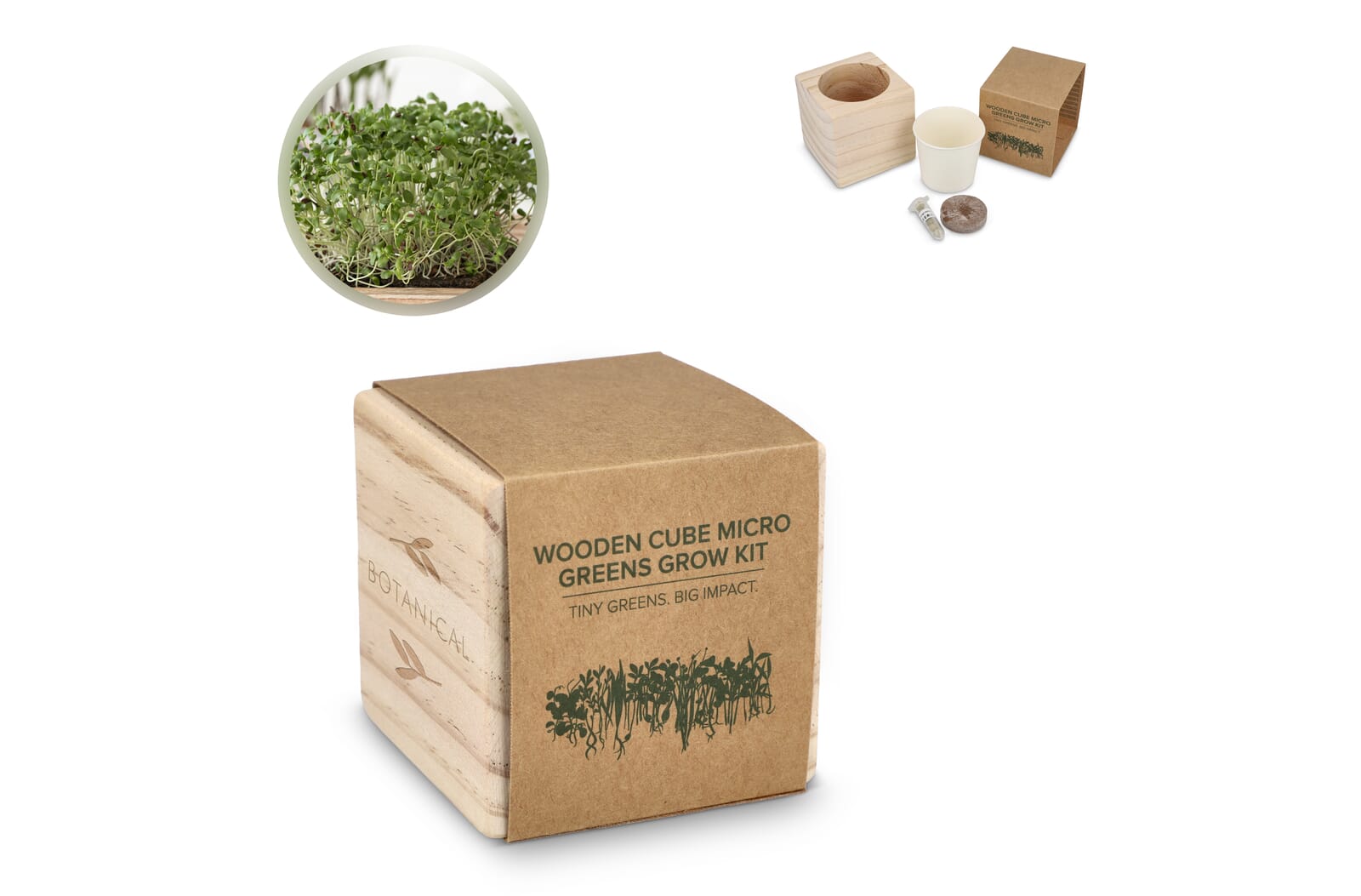 FSC Houten Plantenpotje - Kiemgroenten