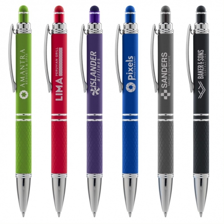 Stylus balpen met zachte aanraking en lasergravure - Vosselare
