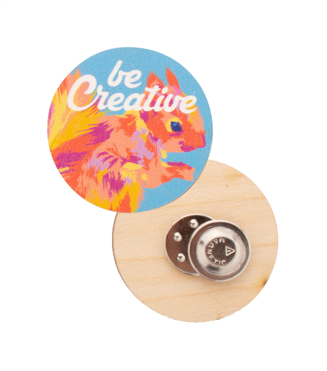 Magnetische Houten Badge - Tielt