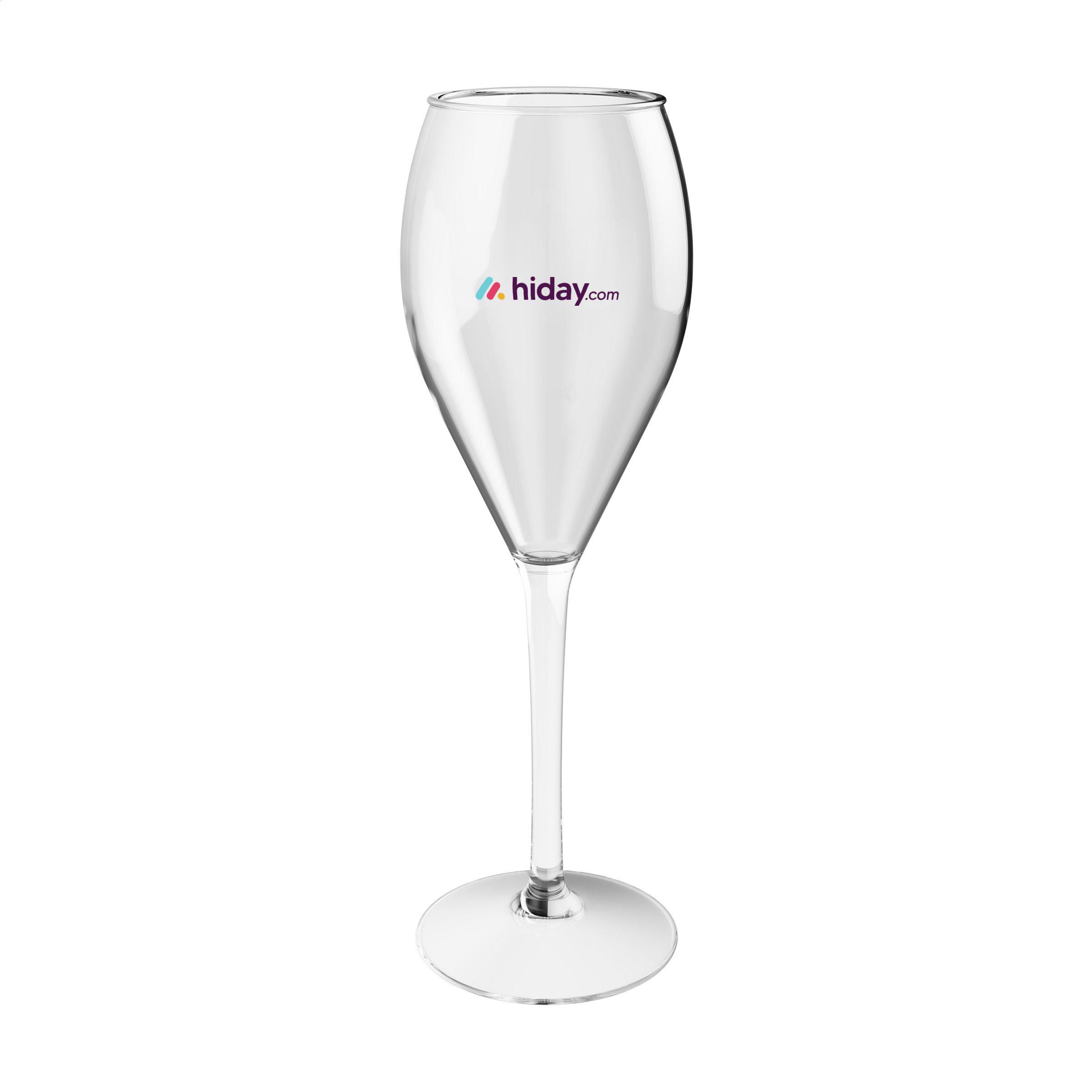 HappyGlass Miss Muse Champagnerglas Tritan 240 ml bedrukken met logo