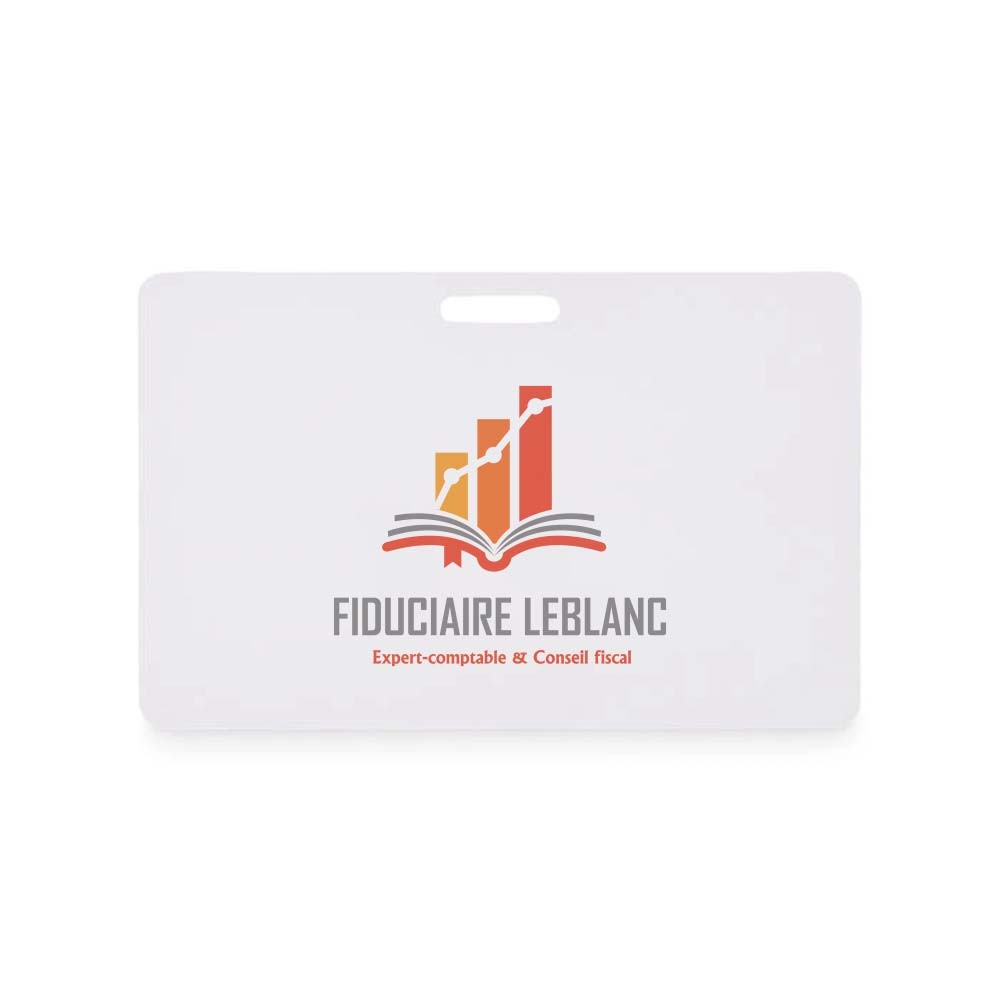 Lanyardbadge 54 x 86 mm