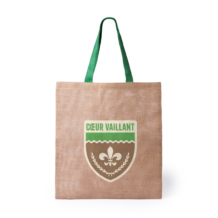 Groene Herbruikbare Jute Tas - Lochristi