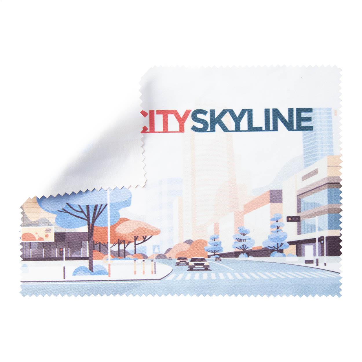 Dioptry microvezel poetsdoekje 180 g/m² met logo, sublimatiedruk