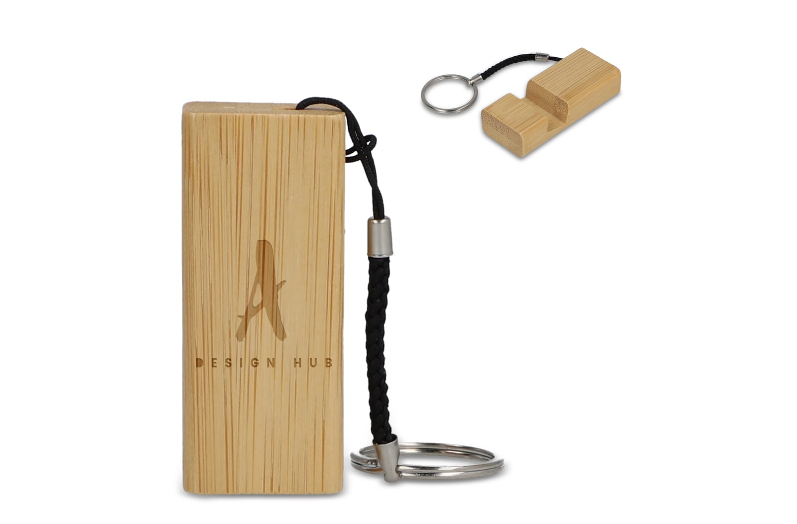 Bamboe Telefoonhouder Sleutelhanger - Heers