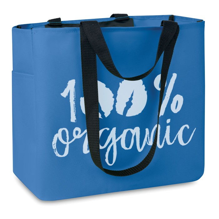 Polyester Shopper met Zakken - Vlamertinge bedrukken met logo