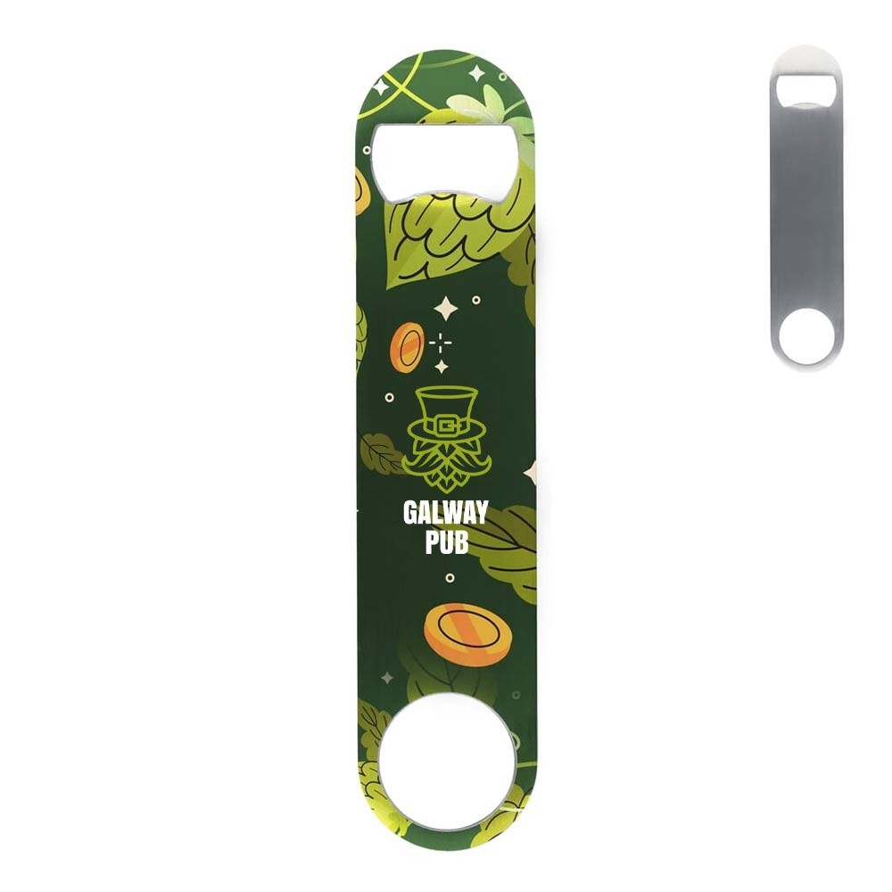 RVS Flesopener - Sint-Maria-Latem bedrukken met logo