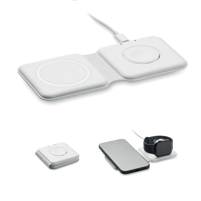 2-in-1 Opvouwbare Oplader 15W - De Haan