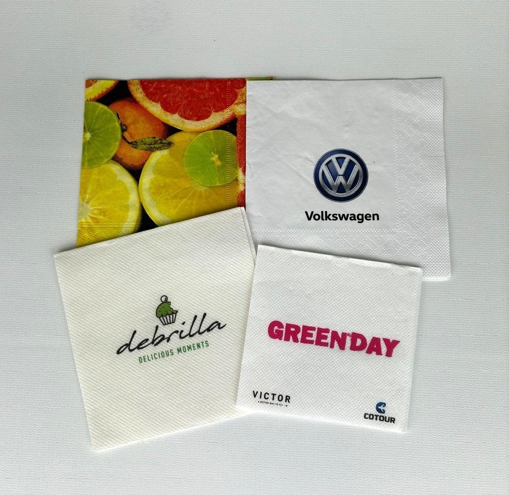 Gepersonaliseerde Luxe Cocktailservet - Ravels