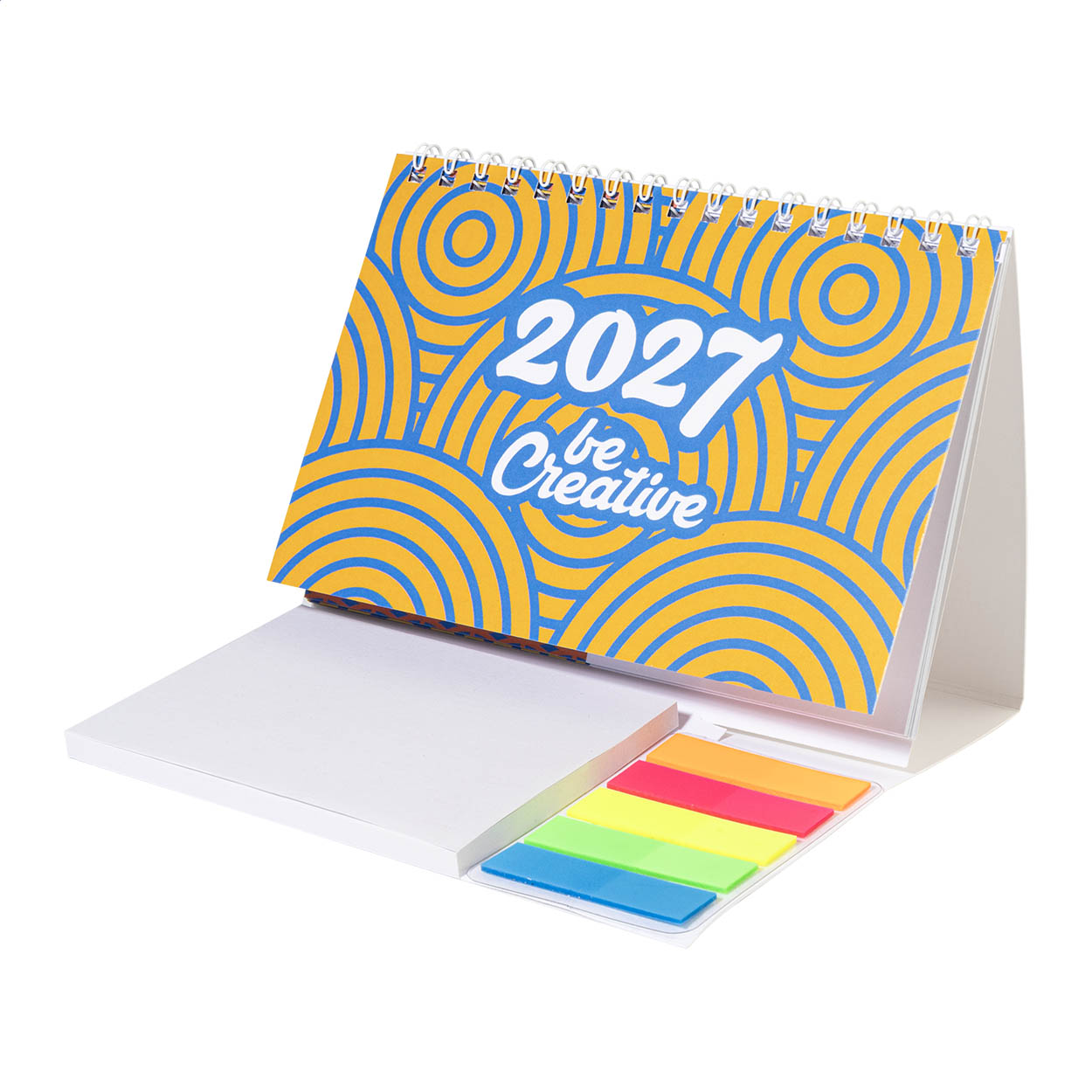 CreaDate Combo bureaukalender met eigen ontwerp en sticky notes