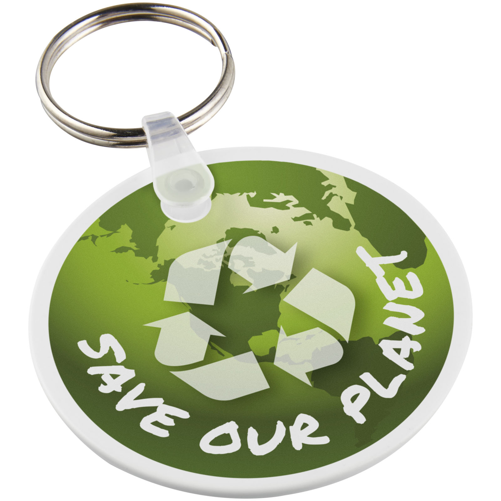 Cirkelvormige Gerecyclede Sleutelhanger - Avelgem