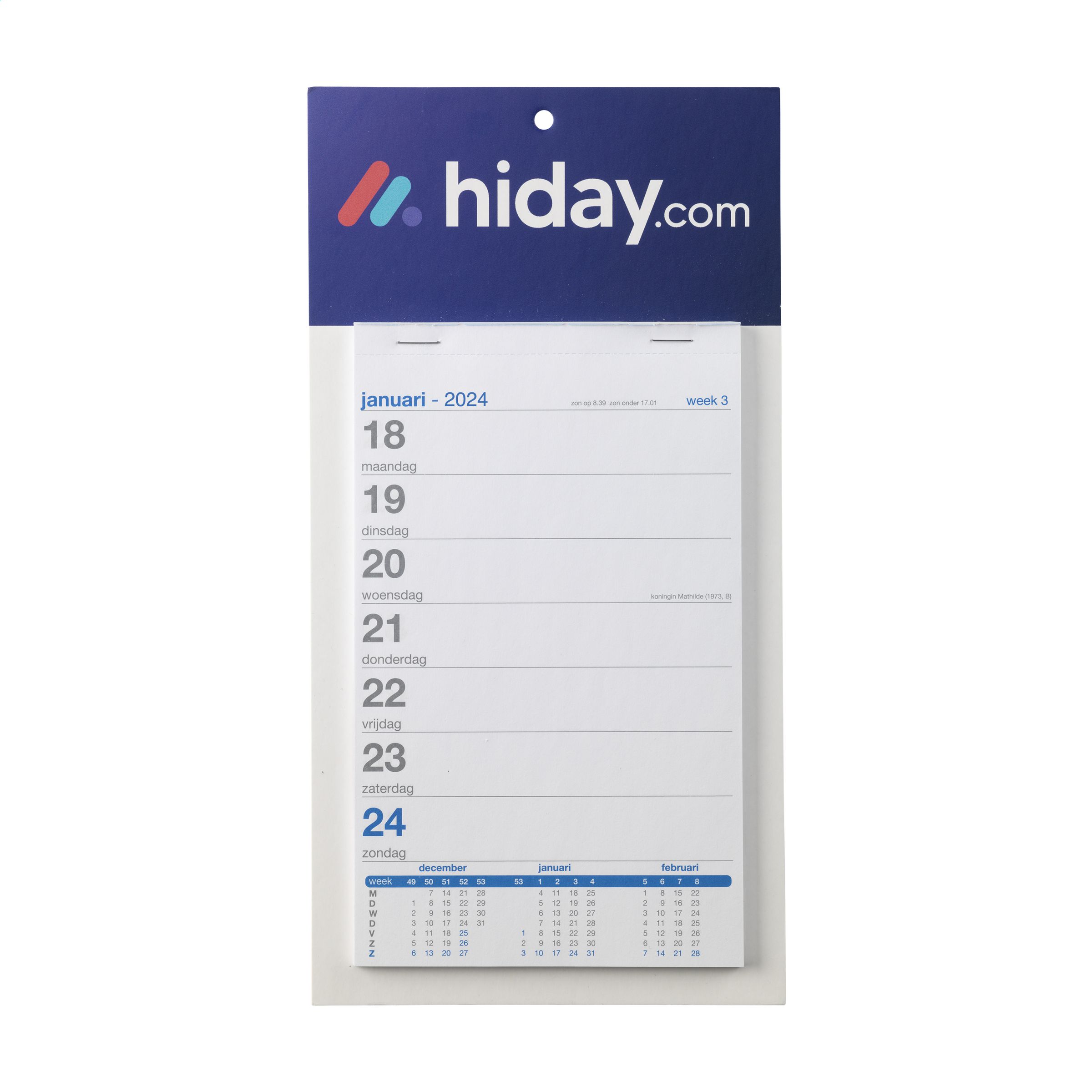 Weekkalender Blok - Moorslede