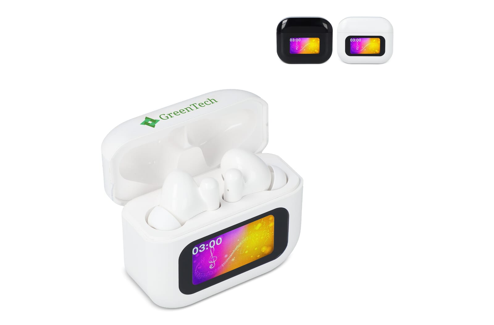 Draadloze ANC Oordopjes met LCD Touchscreen Besturing - Waltwilder