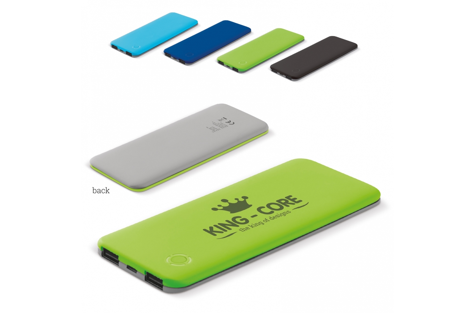 Stijlvolle UltraDunne Powerbank 5000mAh - Mechelen