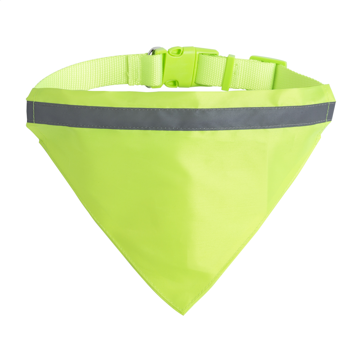 Reflecterende Hondenhalsband met Sjaal - Geel