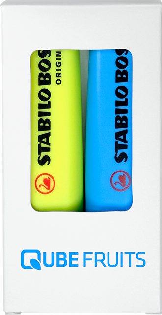 Stabilo Boss® LEIDERMARKER DUO - Poesele