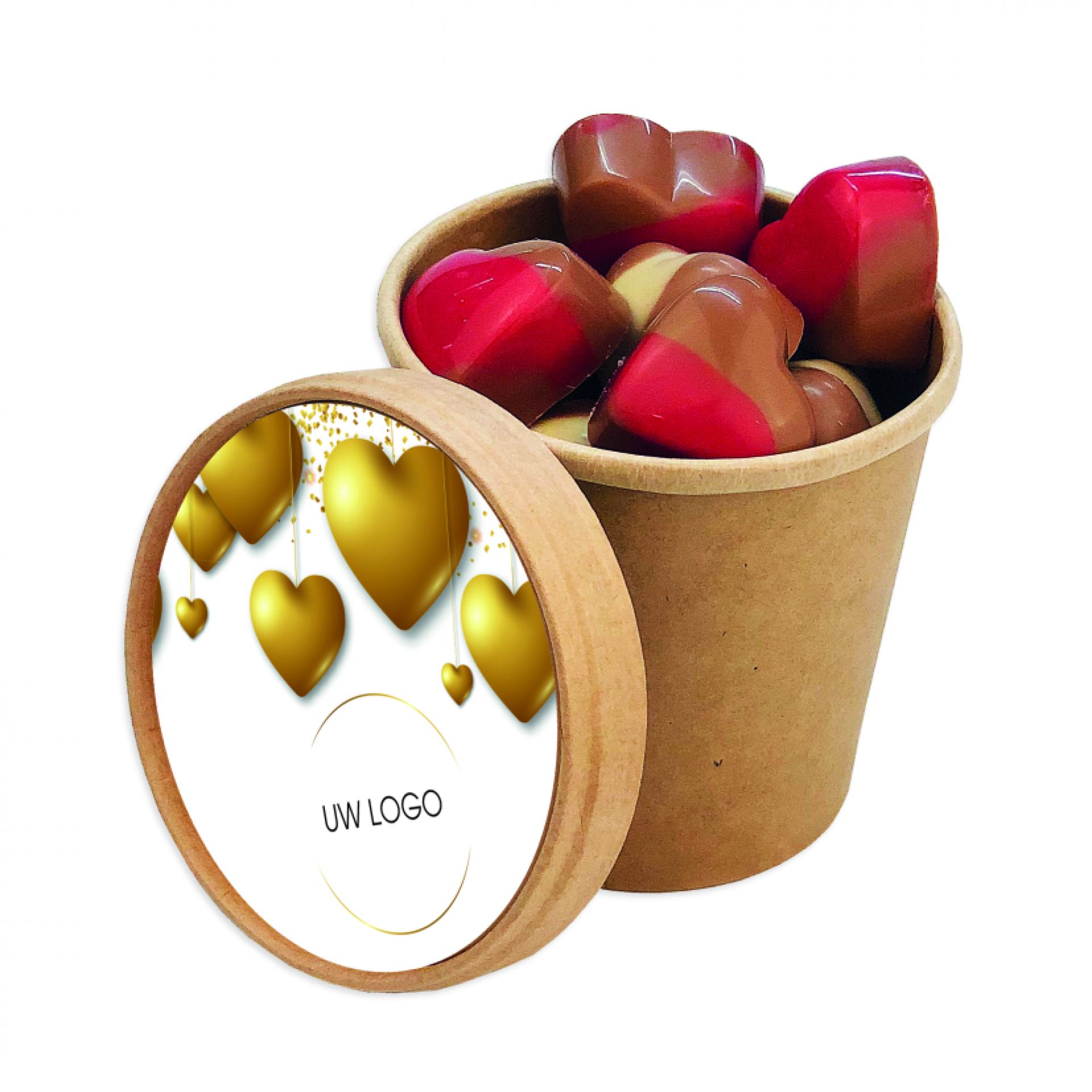 Chocolade Hartjes Beker - Jabbeke