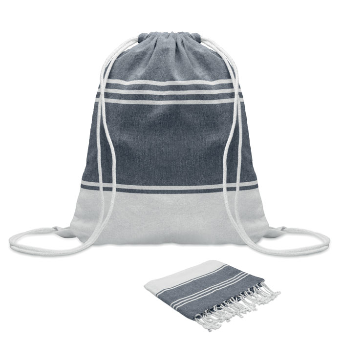 Hammam Strandlaken Set met Trekkoordtas - Ninove