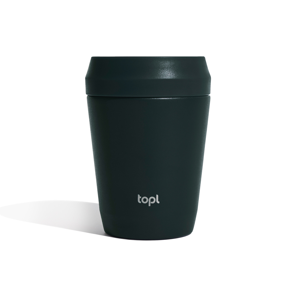 Ronde Recycled Staal To Go Beker - Waltwilder
