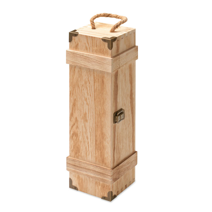 Wijncadeaukist van Paulowniahout