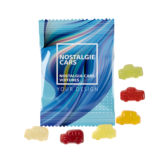 Retro Vruchtgommen Auto's - Melle