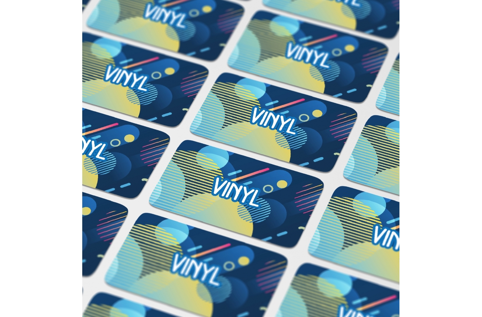 Rechthoekige Vinylsticker 100x30mm - Nieuwpoort