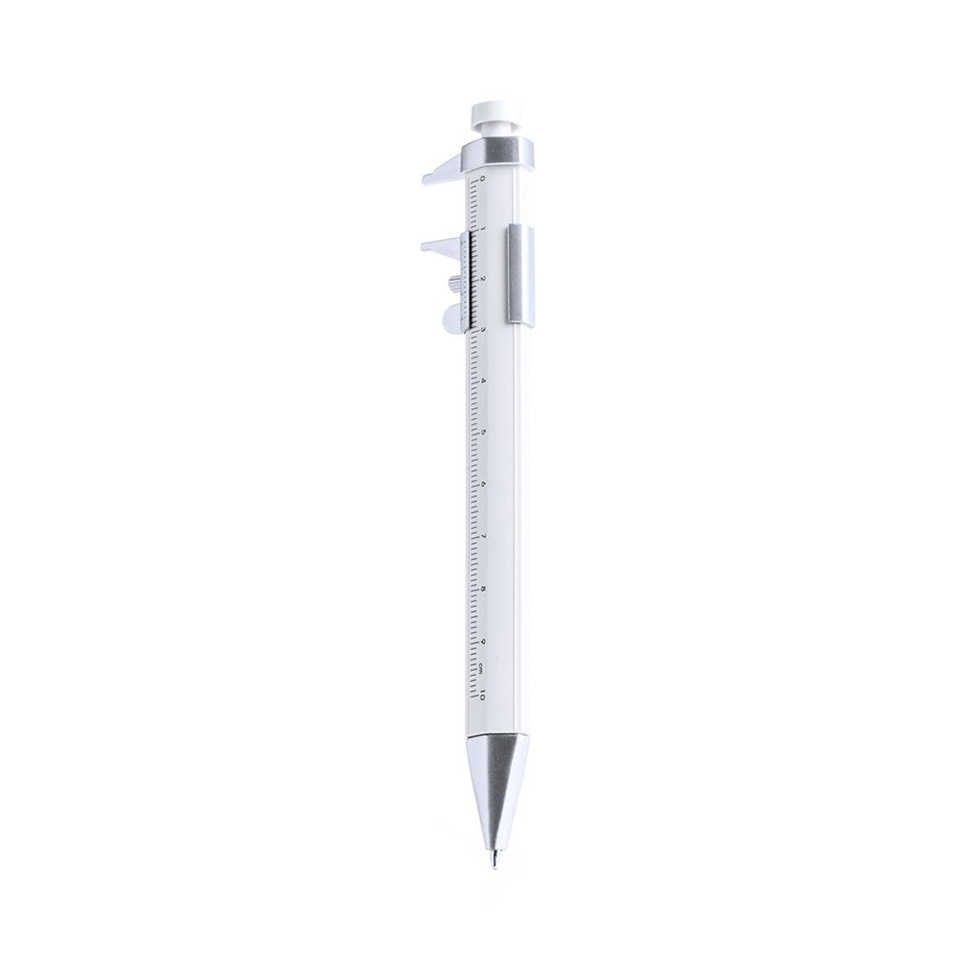 Multifunctionele Pen Met Liniaal - Overijse