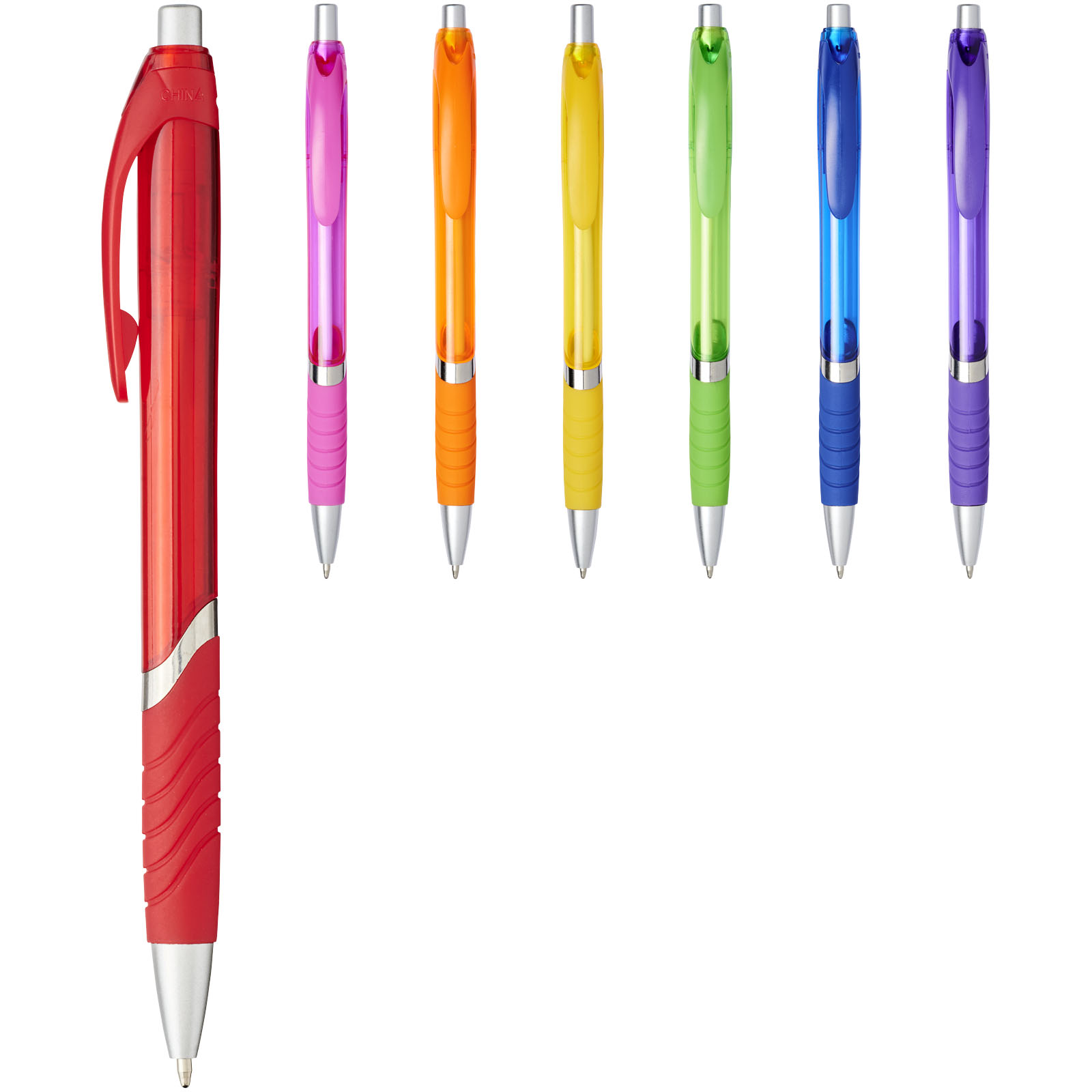 Turbo balpen met rubberen grip - Grimbergen