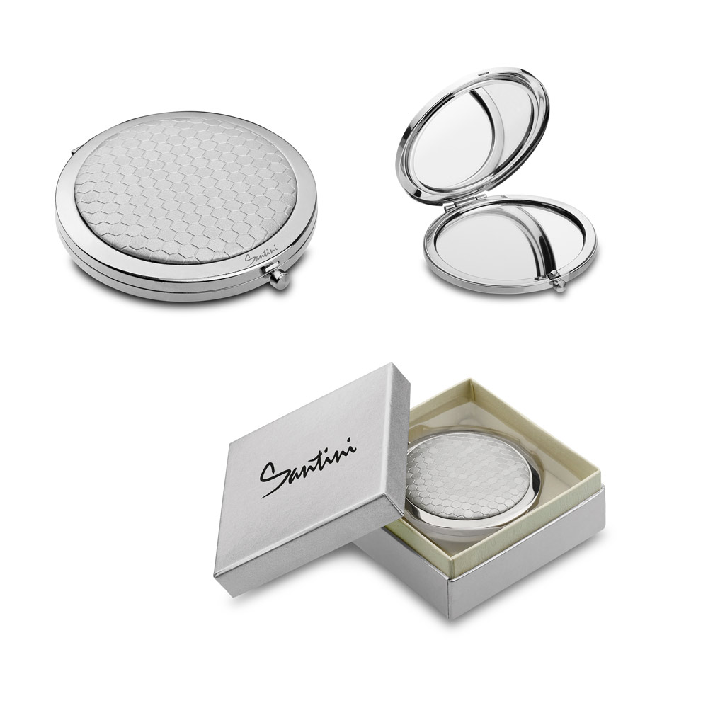 Spiegel met PU-accessoires - Peer