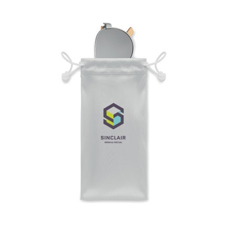 Bamboe Zonnebril in Etui - Grimbergen