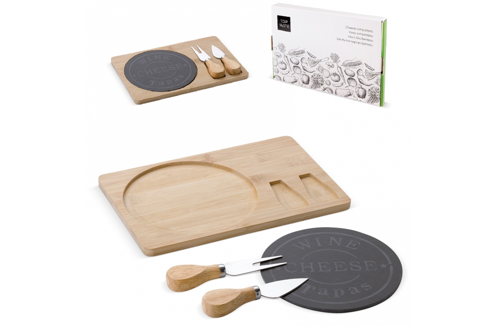Bamboe Kaas Set - Lichtervelde